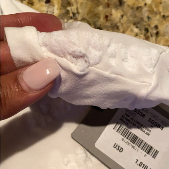 BALENCIAGA white mesh long sleeve shirt stretchy size medium. Great condition - Picture 3 of 7